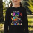 I'm Ready To Crush Second Grade Dinosaur Dino Back To School Graphic Toddler Long Sleeve Tee I'm Ready To Crush Second Grade Dinosaur Dino Back To School Graphic Toddler Long Sleeve Tee