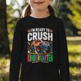 Kids Back To School I'm Ready To Crush Kindergarten For Boys Graphic Toddler Long Sleeve Tee Kids Back To School I'm Ready To Crush Kindergarten For Boys Graphic Toddler Long Sleeve Tee