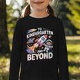To Kindergarten And Beyond Astronaut Back To School Graphic Toddler Long Sleeve Tee To Kindergarten And Beyond Astronaut Back To School Graphic Toddler Long Sleeve Tee