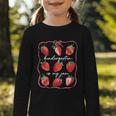 Kindergarten Is My Jam Strawberry Back To School Girls Boys Graphic Toddler Long Sleeve Tee