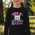 Kitten Back To School Girls Preschool Cat Lover Graphic Toddler Long Sleeve Tee Kitten Back To School Girls Preschool Cat Lover Graphic Toddler Long Sleeve Tee
