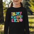 In My Knights Era Back To School Spirit Game Retro Groovy Graphic Toddler Long Sleeve Tee In My Knights Era Back To School Spirit Game Retro Groovy Graphic Toddler Long Sleeve Tee