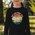 Last First Day Senior 2027 Back To School Class Of 2027 Graphic Toddler Long Sleeve Tee