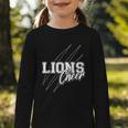 Lions Cheer Back To School Cheerleading Team Spirit Graphic Toddler Long Sleeve Tee Lions Cheer Back To School Cheerleading Team Spirit Graphic Toddler Long Sleeve Tee
