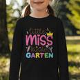 Little Miss Kindergarten First Day Back To School Girls Cute Graphic Toddler Long Sleeve Tee Little Miss Kindergarten First Day Back To School Girls Cute Graphic Toddler Long Sleeve Tee