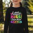 Little Miss Kindergarten Kids Girls Pencil Back To School Graphic Toddler Long Sleeve Tee