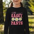 Little Miss Sassy Pants Back To School Girls Graphic Toddler Long Sleeve Tee