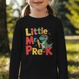 Little Mr Pre-K Dino Back To School Graphic Toddler Long Sleeve Tee Little Mr Pre-K Dino Back To School Graphic Toddler Long Sleeve Tee