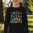 I Love My Job For All The Little Reasons Back To School Graphic Toddler Long Sleeve Tee