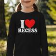 I Love Recess Red Heart Back To School Kids Recess Graphic Toddler Long Sleeve Tee I Love Recess Red Heart Back To School Kids Recess Graphic Toddler Long Sleeve Tee