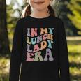 In My Lunch Lady Era Happy First Day Back To School Graphic Toddler Long Sleeve Tee In My Lunch Lady Era Happy First Day Back To School Graphic Toddler Long Sleeve Tee
