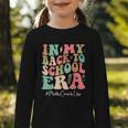 Math Coach In My Back To School Era Women Groovy Graphic Toddler Long Sleeve Tee Math Coach In My Back To School Era Women Groovy Graphic Toddler Long Sleeve Tee