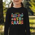Next Stop 4th Grade Graduation To Forth Grade Back To School Graphic Toddler Long Sleeve Tee Next Stop 4th Grade Graduation To Forth Grade Back To School Graphic Toddler Long Sleeve Tee
