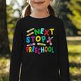 Next Stop Preschool Preschool Back To School 2024 Graphic Toddler Long Sleeve Tee Next Stop Preschool Preschool Back To School 2024 Graphic Toddler Long Sleeve Tee