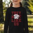 Not Like Bulldog Back To School Spirit M Graphic Toddler Long Sleeve Tee