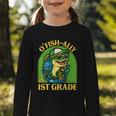 O-Fish-Ally In 1st Grade Back To School Fish Graphic Toddler Long Sleeve Tee