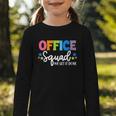 Office Squad We Get It Done Back To School First Day Graphic Toddler Long Sleeve Tee