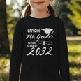 Official 7th Grader Future Class Of 2032 Back To School Graphic Toddler Long Sleeve Tee