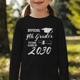 Official 9th Grader Future Class Of 2030 Back To School Graphic Toddler Long Sleeve Tee