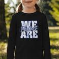 Panthers Back To School Spirit B Graphic Toddler Long Sleeve Tee