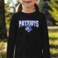 Patriots Back To School Spirit B Graphic Toddler Long Sleeve Tee Patriots Back To School Spirit B Graphic Toddler Long Sleeve Tee