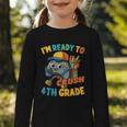 Ready For 4th Grade First Day Back To School Students Graphic Toddler Long Sleeve Tee Ready For 4th Grade First Day Back To School Students Graphic Toddler Long Sleeve Tee