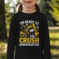Im Ready To Crush Kindergarten Boys Back To School Graphic Toddler Long Sleeve Tee Im Ready To Crush Kindergarten Boys Back To School Graphic Toddler Long Sleeve Tee