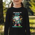 Ready To Crush Kindergarten Cute Robot Back To School Graphic Toddler Long Sleeve Tee Ready To Crush Kindergarten Cute Robot Back To School Graphic Toddler Long Sleeve Tee