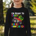 Ready To Crush Kindergarten T-Rex Back To School Boys Graphic Toddler Long Sleeve Tee Ready To Crush Kindergarten T-Rex Back To School Boys Graphic Toddler Long Sleeve Tee