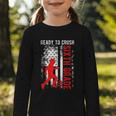 Ready To Crush Sixth Grade Soccer USA Flag Back To School Graphic Toddler Long Sleeve Tee Ready To Crush Sixth Grade Soccer USA Flag Back To School Graphic Toddler Long Sleeve Tee