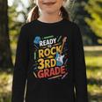 Ready To Rock 3rd Grade Music Back To School Graphic Toddler Long Sleeve Tee Ready To Rock 3rd Grade Music Back To School Graphic Toddler Long Sleeve Tee