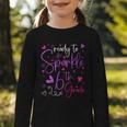 Ready To Sparkle 6th Grade Back To School For Girls Graphic Toddler Long Sleeve Tee Ready To Sparkle 6th Grade Back To School For Girls Graphic Toddler Long Sleeve Tee