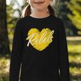 Rebels Heart Back To School Spirit GY Graphic Toddler Long Sleeve Tee