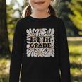 Retro Flower Power Squared Fifth 5th Grade Back To School Graphic Toddler Long Sleeve Tee Retro Flower Power Squared Fifth 5th Grade Back To School Graphic Toddler Long Sleeve Tee