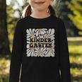 Retro Flower Power Squared Kindergarten Back To School Graphic Toddler Long Sleeve Tee Retro Flower Power Squared Kindergarten Back To School Graphic Toddler Long Sleeve Tee