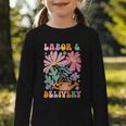 Retro Labor And Delivery Nurse Back To School Men Women Graphic Toddler Long Sleeve Tee Retro Labor And Delivery Nurse Back To School Men Women Graphic Toddler Long Sleeve Tee