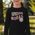 Retro Speech Squad Back To School Speech Therapist SLP Graphic Toddler Long Sleeve Tee Retro Speech Squad Back To School Speech Therapist SLP Graphic Toddler Long Sleeve Tee