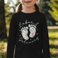Retro Wildflowers Labor And Delivery Nurse Back To School Graphic Toddler Long Sleeve Tee Retro Wildflowers Labor And Delivery Nurse Back To School Graphic Toddler Long Sleeve Tee