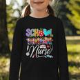 School Nurse Back To School First Day Of School Women Graphic Toddler Long Sleeve Tee School Nurse Back To School First Day Of School Women Graphic Toddler Long Sleeve Tee