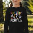Second Grade Dream Team Astronaut 2nd Grade Back To School Graphic Toddler Long Sleeve Tee