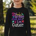 Second Grade Just Got Cuter Cute 2nd Grade Back To School Graphic Toddler Long Sleeve Tee Second Grade Just Got Cuter Cute 2nd Grade Back To School Graphic Toddler Long Sleeve Tee