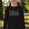 Second Grade Oh Hey Retro Back To School 2nd Grade Graphic Toddler Long Sleeve Tee