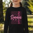 Senior 2025 Coquette Pink Bow Class Of 2025 Back To School Graphic Toddler Long Sleeve Tee Senior 2025 Coquette Pink Bow Class Of 2025 Back To School Graphic Toddler Long Sleeve Tee