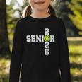 Senior Class Of 2026 Tennis Seniors Back To School 2026 Graphic Toddler Long Sleeve Tee