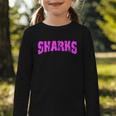 Sharks Back To School Spirit Pk Graphic Toddler Long Sleeve Tee