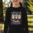 Teaching Owls On The Branch Back To School Graphic Toddler Long Sleeve Tee Teaching Owls On The Branch Back To School Graphic Toddler Long Sleeve Tee