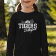 Tigers Volleyball Back To School Spirit Graphic Toddler Long Sleeve Tee Tigers Volleyball Back To School Spirit Graphic Toddler Long Sleeve Tee