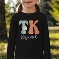 TK Squad Groovy Women Appreciation Day Hello Back To School Graphic Toddler Long Sleeve Tee TK Squad Groovy Women Appreciation Day Hello Back To School Graphic Toddler Long Sleeve Tee