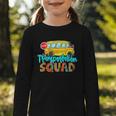 Transportation Squad Bus Driver Back To School Graphic Toddler Long Sleeve Tee Transportation Squad Bus Driver Back To School Graphic Toddler Long Sleeve Tee