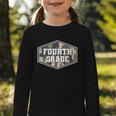Vintage Fourth Grade Old Camo Back To School Boys 4th Grade Graphic Toddler Long Sleeve Tee Vintage Fourth Grade Old Camo Back To School Boys 4th Grade Graphic Toddler Long Sleeve Tee